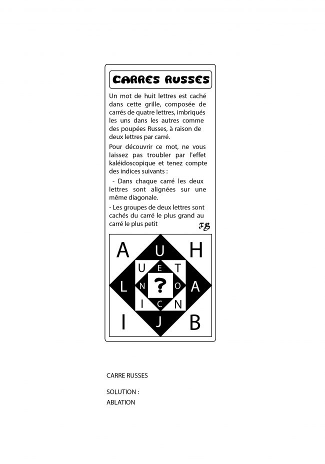 CARRE RUSSES